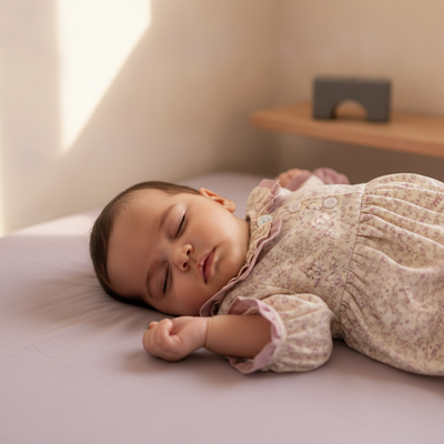 Nap time feels in the Korio romper.